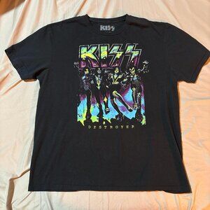 KISS Destroyer Black Band Tee